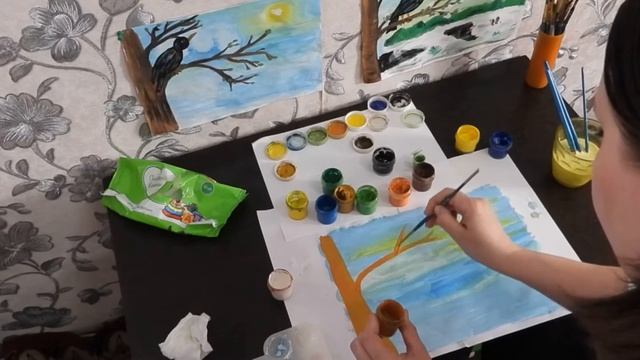 Мастер-класс рисование скворца смотреть онлайн
