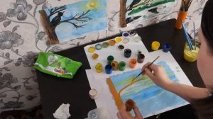 Мастер-класс рисование скворца