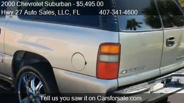2000 Chevrolet Suburban LT - for sale in Haines City, FL 3 смотреть онлайн