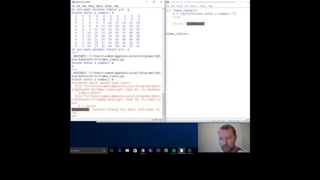 Python Basics Times Table смотреть онлайн