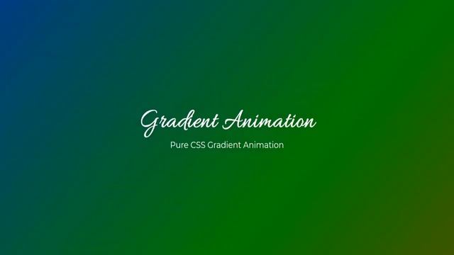 CSS Gradient Background Animation смотреть онлайн
