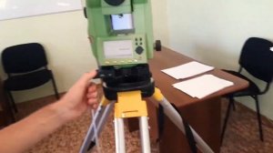 Настройка тахеометра Leica TC407 для топосъемки