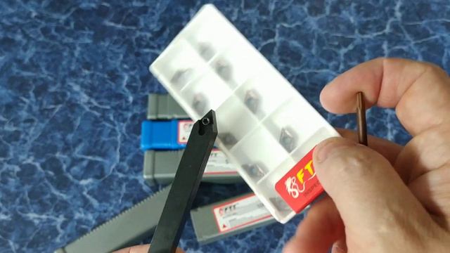 Unboxing: 10pcs DCMT070204 High Quality Carbide Inserts With 4pcs Alloy Steel 12mm 10mm Lathe