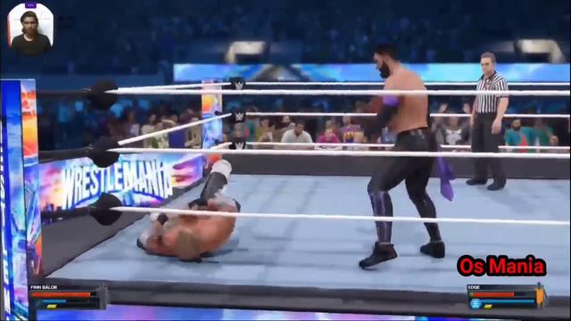 WWE 2K23 Gameplay - Finn Balor vs Edge Full Match on Wrestlemania Hindi Commentary - WWE 2K23 смотреть онлайн