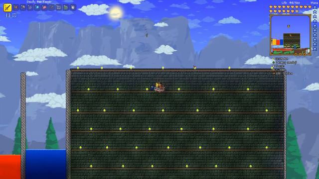 Terraria Queen Bee Boss Summoned at Town Trick смотреть онлайн