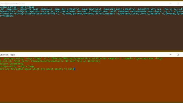 Compiling Objective C code from git bash смотреть онлайн