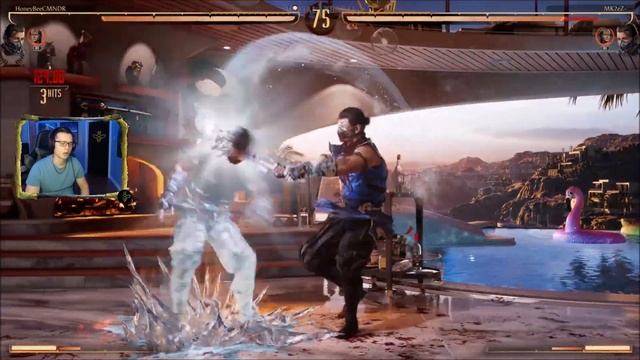 Sub-Zero Mirror with 2EZ in the MK1 Stress Test! смотреть онлайн