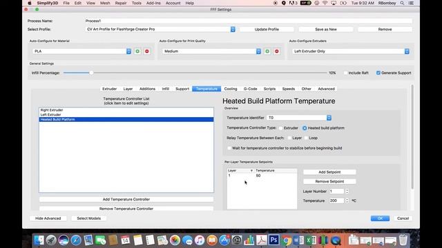 How to use Simplify 3d to Slice a Model for the FlashForge Creator Pro 3D Printer смотреть онлайн