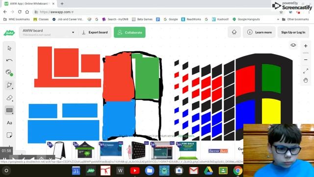 How to draw windows 3.1 logo (part 2) смотреть онлайн