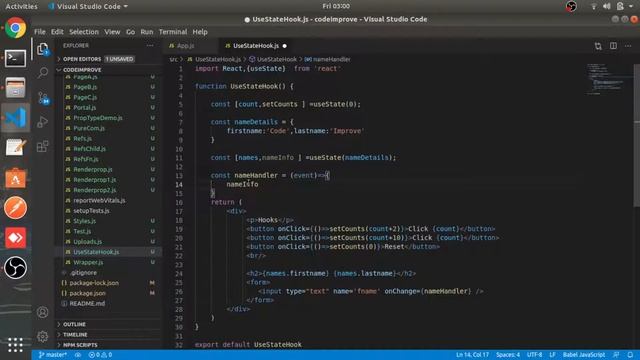 useState | Hooks | Part #36 | React js in Hindi tutorial смотреть онлайн