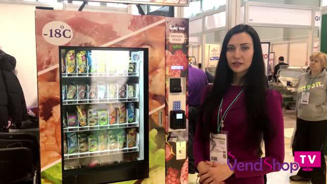 Автомат для продажи мороженого SM FROST и другой вендинг VendShop на выставке 
