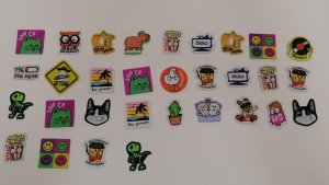 стикеры 2. магнит 🧲 коллекция. ОБЗОРЫШ крутой 😎 чел. прикольные видео 🎞️