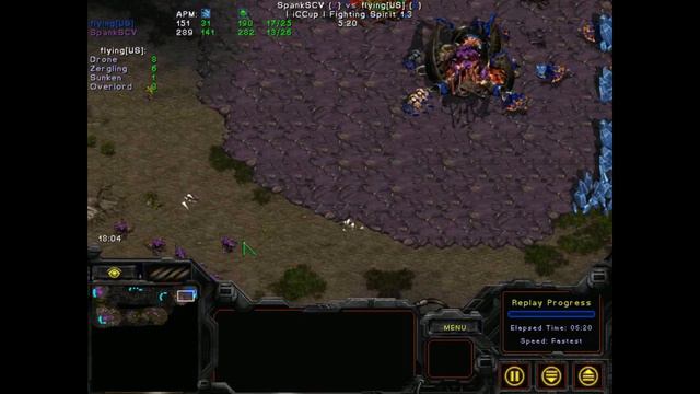CrispyDrone tutorial: Zerg vs Zerg (12 pool vs 9 pool/overpool) смотреть онлайн