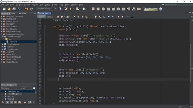Bài 4.2 - [Irregular Verbs App] - Thiết kế giao diện. смотреть онлайн