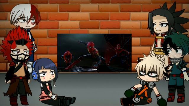 Class 1A react to Deku as SpiderMan || Gacha React || MHA смотреть онлайн