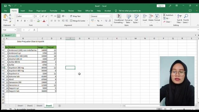 CARA CEPAT MEMBUAT TABEL & GRAFIK MS. EXCEL смотреть онлайн