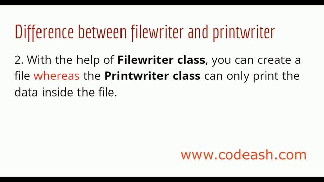 What is difference between FileWriter and PrintWriter | FileWriter and PrintWriter in java смотреть онлайн