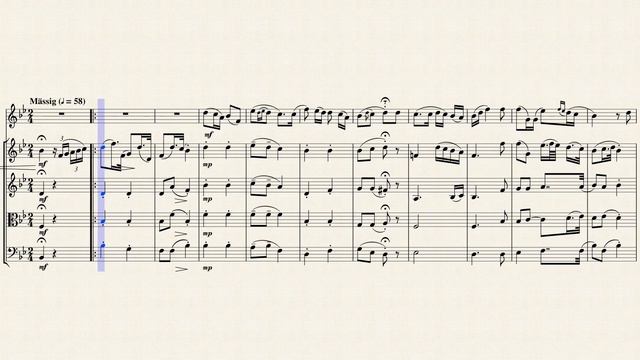 "Mit dem grünen Lautenbande" (D.795 Op. 25 No. 13) for Flute & Strings смотреть онлайн