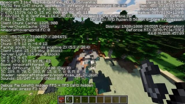 Minecraft RTX 3070 - FPS TEST!!! SHADERS! смотреть онлайн