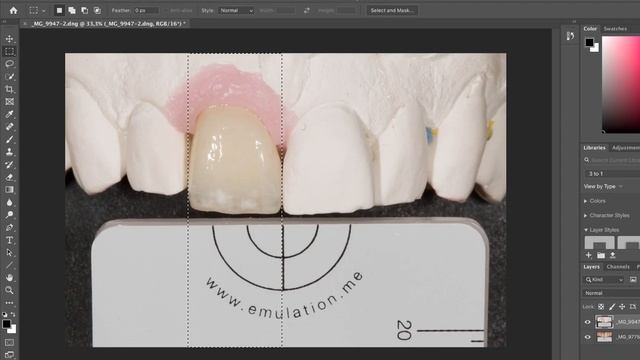 One Minute Tutorial: The eLAB digital try-in in Photoshop смотреть онлайн