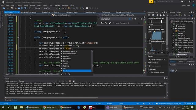 Get List Youtube Channel - C#, PHP, My SQL смотреть онлайн