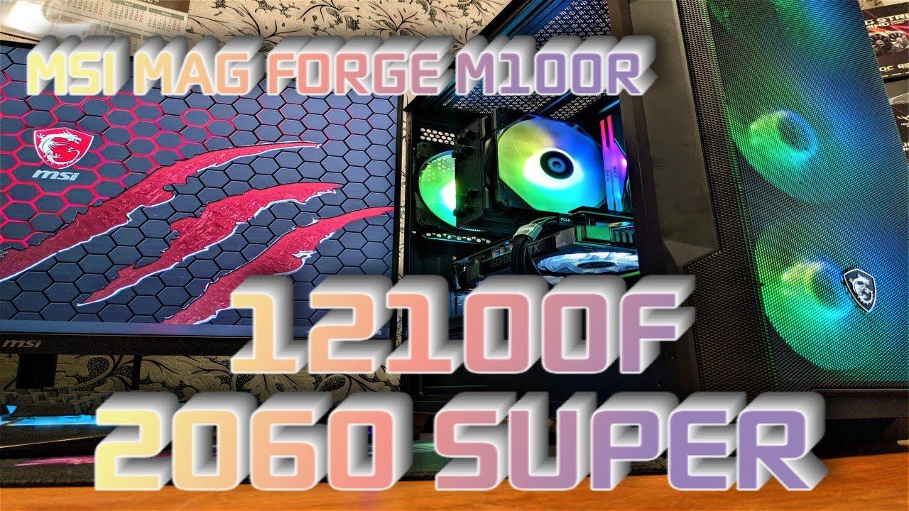 Игровой PUSHKA - GONKA PK NAROD EDITION 2023 12100F+2060 SUPER+MSI H610M-G+MSI M100R+тесты во играх!