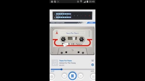 Casse-o-player (by Valentyn Vieshchunov) - audio player for Android.