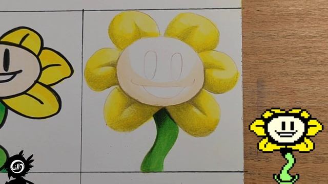 Drawing Cartoon Vs Realistic ( UNDERTALE ) смотреть онлайн