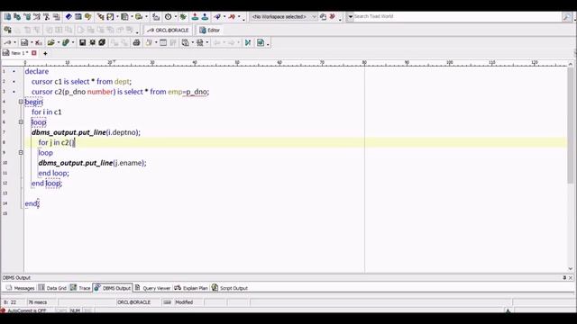 07 subtopics in cursors in plsql смотреть онлайн
