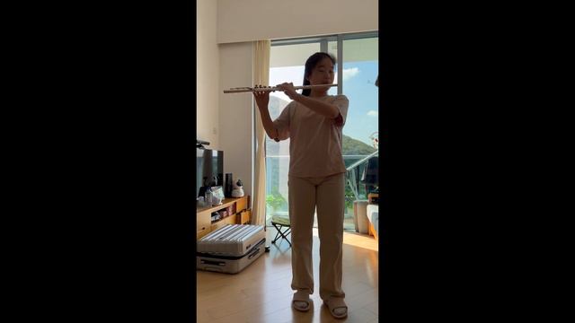 Poulenc, Sonata for Flute and Piano, II. Cantilena, ♩=58 by Dora Jia 賈文朵 смотреть онлайн
