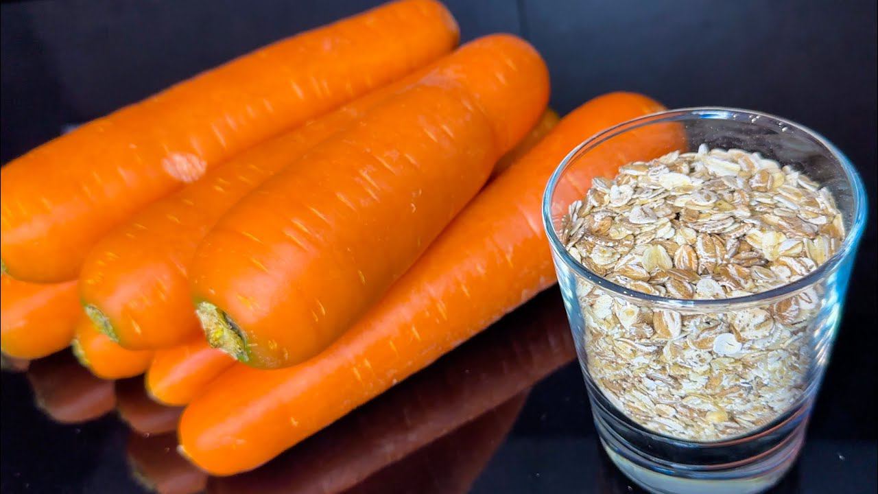 Обычная морковь и стакан овсянки... Вкусные КОТЛЕТКИ к ужину готовы!