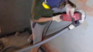 Обработка кирпича методом шлифовки  HILTI DG 150, получается интересный эффект ✌️ Новосибирск. 2021