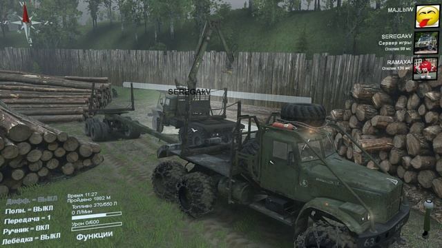 SpinTires - карта "Water Spaces" пройдено #3 смотреть онлайн