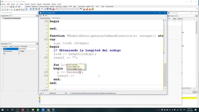 004 Lazarus Free Pascal 2022 Creando el módulo de datos de la aplicación смотреть онлайн