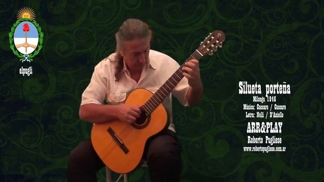 Silueta Porteña - Milonga Guitarra Roberto Pugliese - Partitura Online