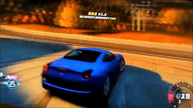 2013 Ferrari California burnout in Forza Horizon (Xbox 360) смотреть онлайн