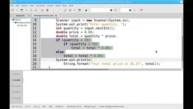 Chapter 5: Using Braces with if/else Statements смотреть онлайн