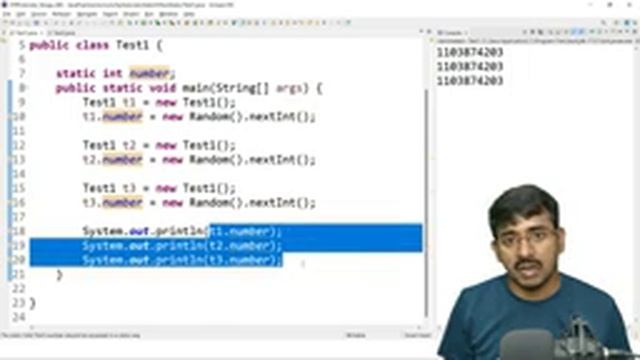 P30 - Static and Non static in java | Core Java | Java Programming | смотреть онлайн