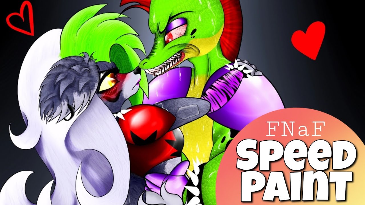 Monty x Roxy _ LOVE ART _ FNaF Security Breach song _ ◕ ω ◕. смотреть онлайн