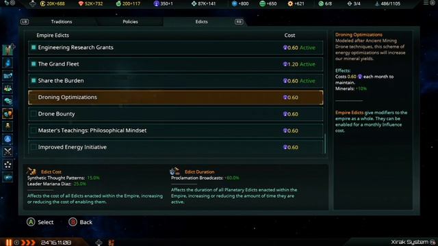 [OBSOLETE] Basic; Influence Mechanics - STELLARIS CONSOLE EDITION смотреть онлайн