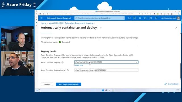Containerize and deploy your app with automated deployments for AKS | Azure Friday смотреть онлайн