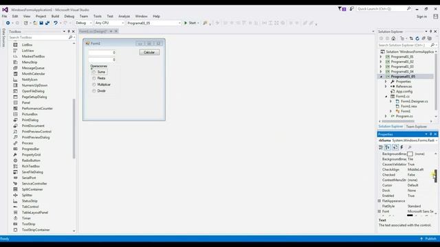 Tutorial Programación Windows Forms C# 7 --- RadioButton y GroupBox смотреть онлайн