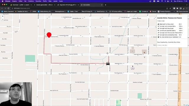 Rastrear localização em tempo real com LeafletJS смотреть онлайн