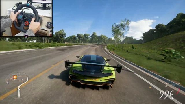 ASTON MARTIN VULCAN AMR PRO | Forza Horizon 5 | Logitech G29 Gameplay смотреть онлайн
