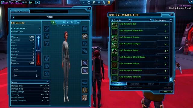 How to test the Bounty Hunter / Sith Warrior on the SWTOR PTS смотреть онлайн
