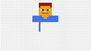 Как нарисовать стива по клеточкам. minecraft по клеточкам