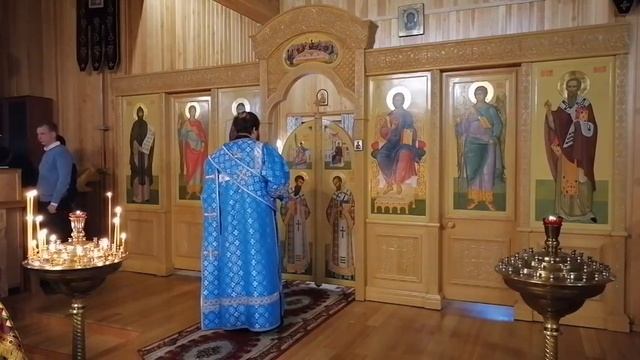 Покров Пресвятой Богородицы вечернее Богослужение 01 смотреть онлайн