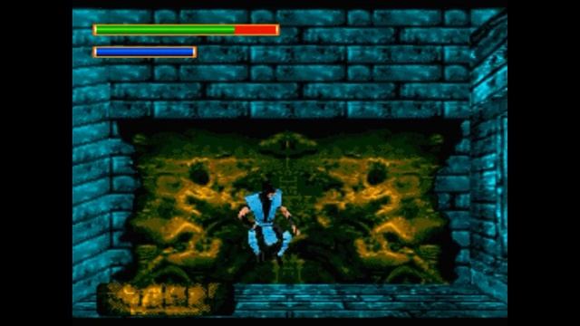 Sega Mega Drive 2 (Smd) 16-bit Mortal Kombat 5 Sub Zero Stage 2 The Wlement of Water
