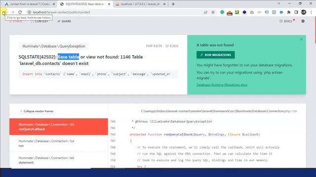 Contact form submit in laravel | Laravel 9 contact form смотреть онлайн