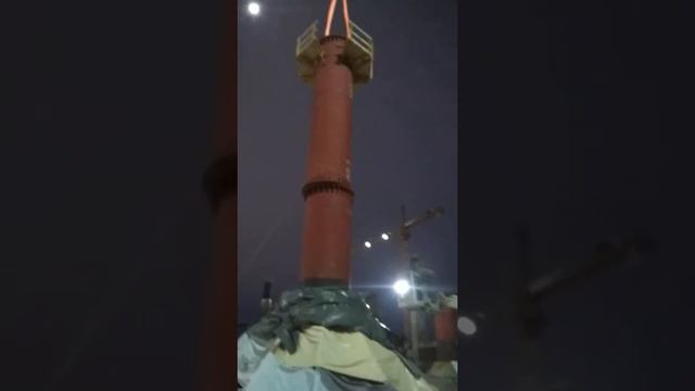 Подъем колонны второй ярус Главная Мечеть. г. Нур-султан смотреть онлайн